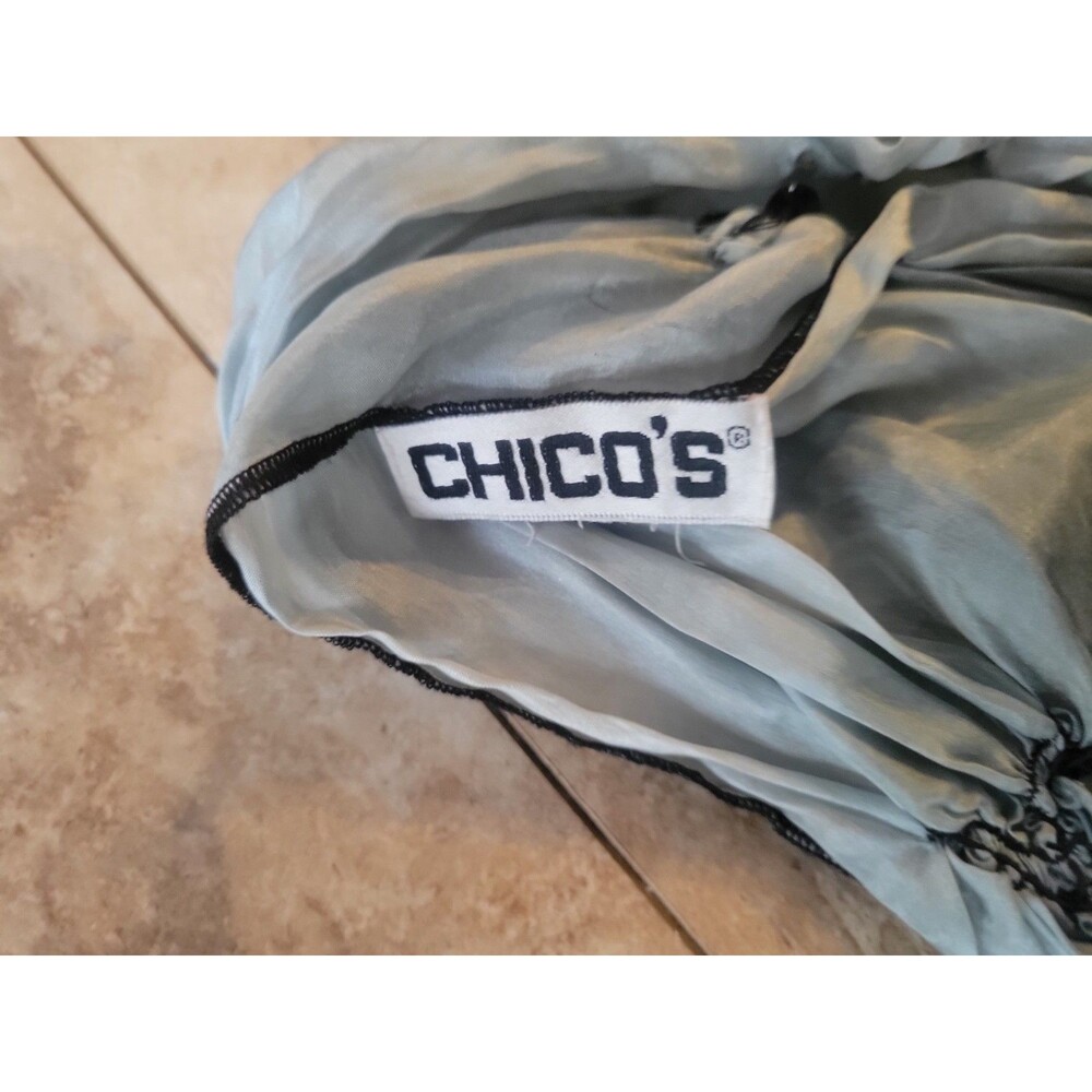 Gray, White & Black Chico's Scarf